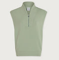 Loretta Half Zip Sleeveless Sweat