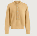 Reena Button Front Sweat