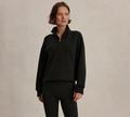 Sian Cropped Half-Zip Active Sweat