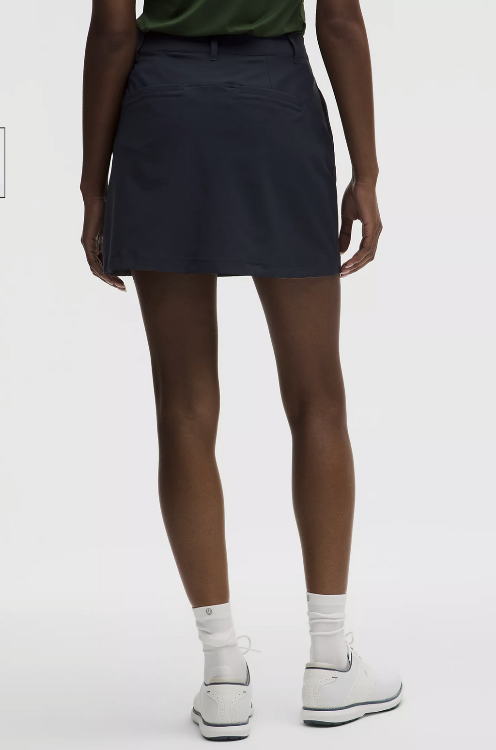 Stretch Twill Front Pleat Golf Skirt